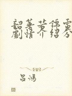 韶华若锦电视剧剧情介绍分集