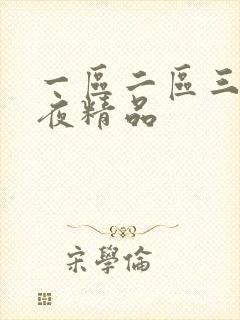 一区二区三区午夜精品