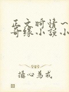 正文畸情～内裤奇缘小说小茹