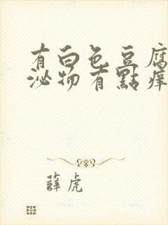 有白色豆腐渣分泌物有点痒