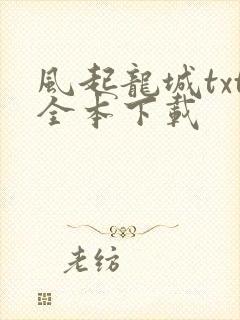 风起龙城txt全本下载