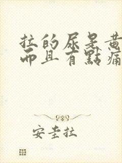 拉的尿是黄色的而且有点痛