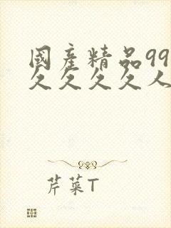 国产精品99久久久久久人封面