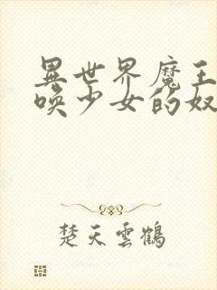 异世界魔王和召唤少女的奴隶魔术封面