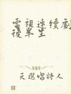 电视连续剧我的后半生