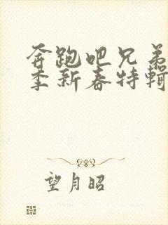 奔跑吧兄弟第3季新春特辑封面