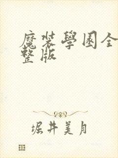 魔装学园全集完整版封面