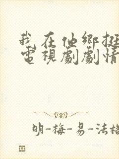 我在他乡挺好的电视剧剧情介绍