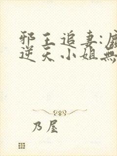 邪王追妻:废材逆天小姐无弹窗