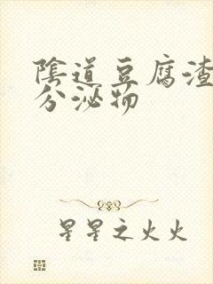 阴道豆腐渣状的分泌物封面