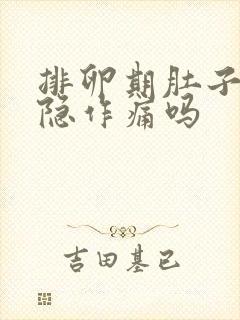 排卵期肚子会隐隐作痛吗封面