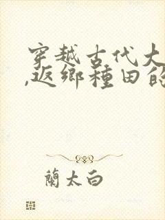 穿越古代大头兵,返乡种田的小说