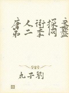 唐人街探案网剧第二季网盘