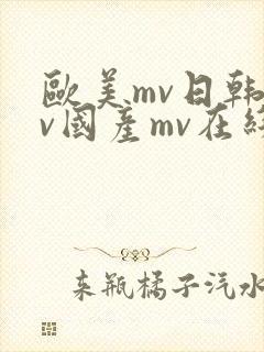 欧美mv日韩mv国产mv在线