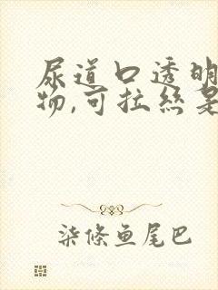 尿道口透明分泌物,可拉丝是怎么回事