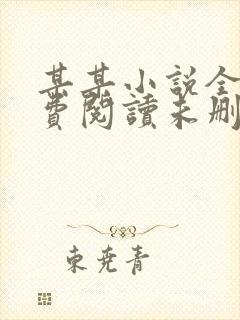 某某小说全文免费阅读未删减版