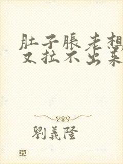 肚子胀老想拉屎又拉不出来怎么回事