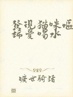 发现猫咪呕吐拉稀爱喝水