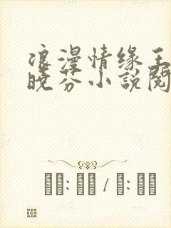 浪漫情缘王磊杨晓芬小说阅读