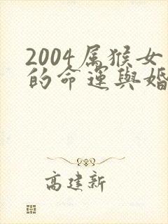 2004属猴女的命运与婚姻