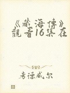 《藏海传》免费观看16集在线观看