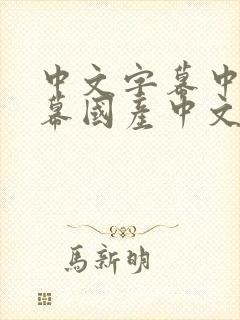 中文字幕中文字幕国产中文字幕