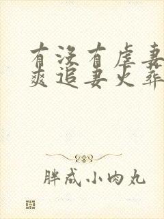 有没有虐妻一时爽追妻火葬场的小说