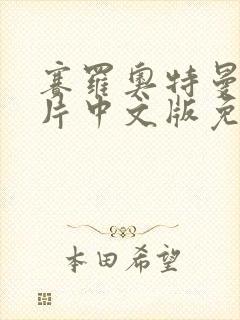 赛罗奥特曼动画片中文版免费观看封面