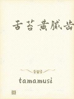 舌苔黄腻齿痕重