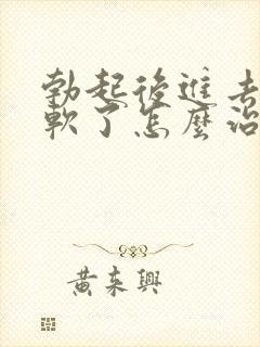 勃起后进去一会软了怎么治