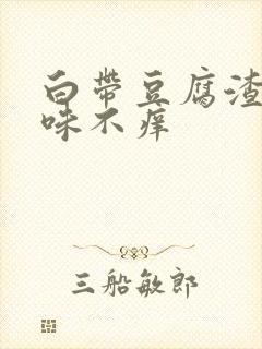 白带豆腐渣状无味不痒封面