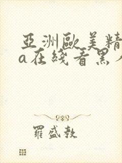 亚洲欧美精品va在线看黑人封面