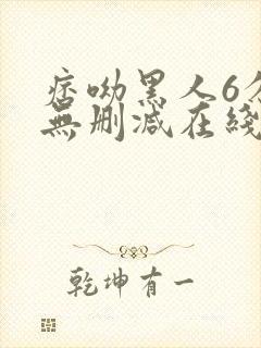 痞呦黑人6分钟无删减在线封面