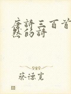 唐诗三百首孟浩然的诗封面