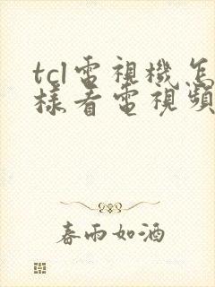 tcl电视机怎样看电视频道封面