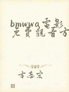 bmwwa电影免费观看方法封面