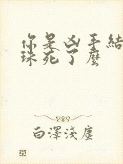 你是凶手结局珠珠死了么