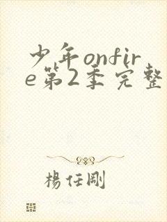 少年onfire第2季完整版免费观看