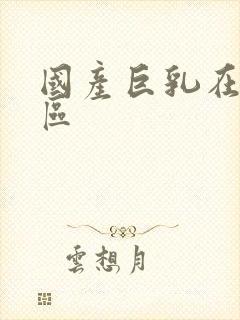 国产巨乳在线一区