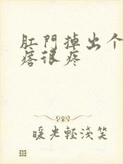 肛门掉出个硬疙瘩很疼