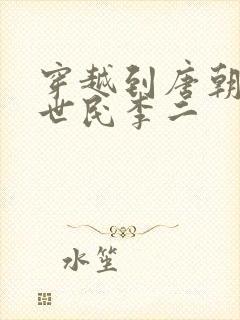 穿越到唐朝叫李世民李二