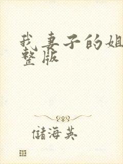 我妻子的姐姐完整版