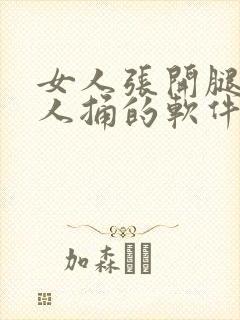 女人张开腿让男人捅的软件