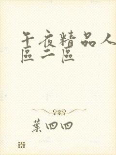 午夜精品人妻一区二区