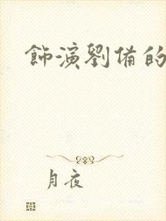 饰演刘备的演员