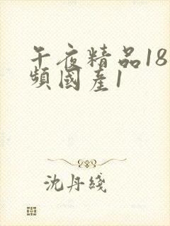 午夜精品18视频国产1