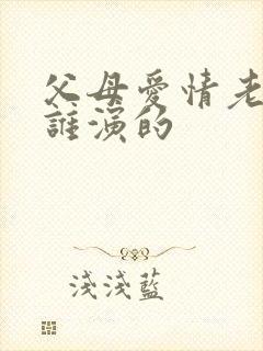 父母爱情老大是谁演的