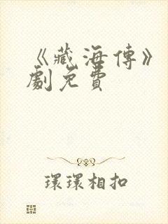 《藏海传》电视剧免费