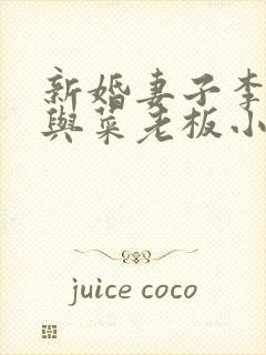 新婚妻子李芷珊与菜老板小说全文