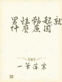 男性勃起就软是什么原因